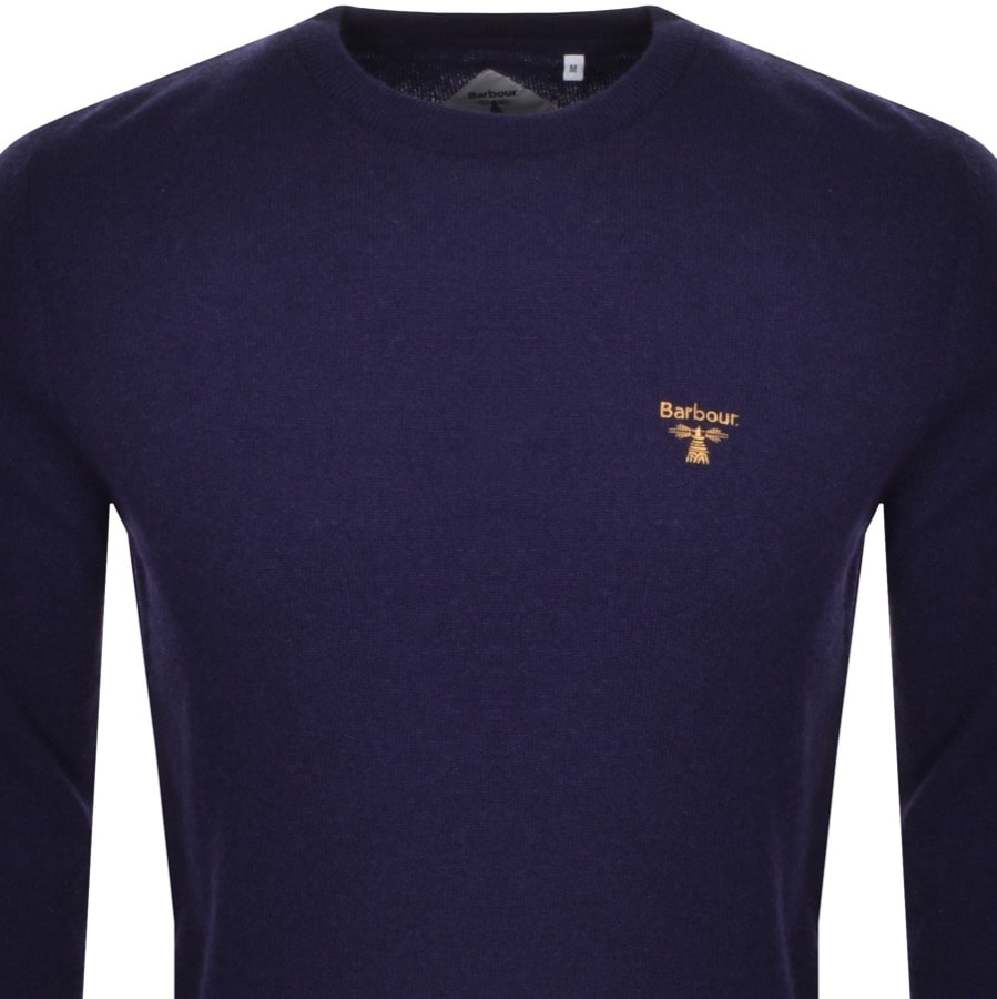 Alternative Image for ProductBarbour Beacon Crew Neck Knit Sweatshirt Blue2